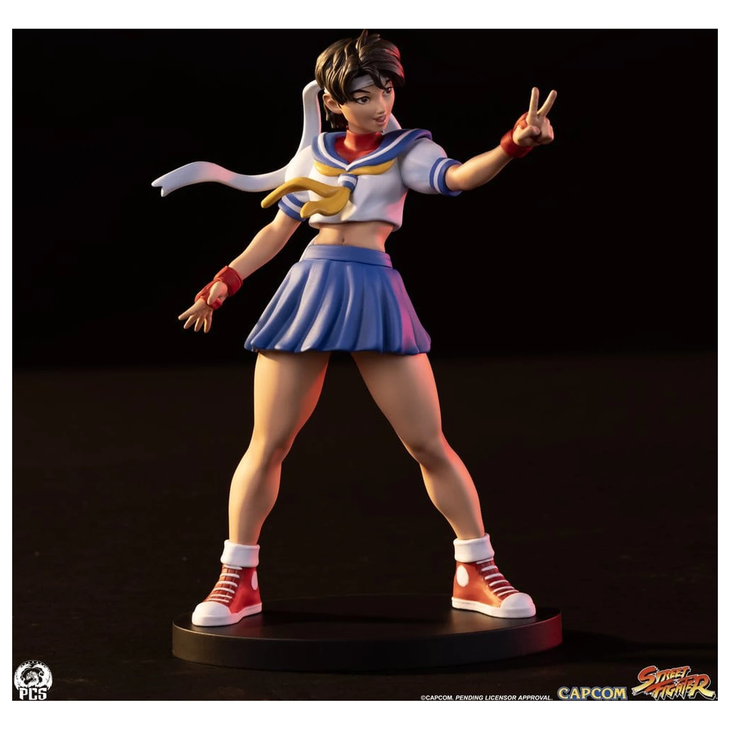Street Fighter Street Jam Statuen 1/10 Sakura & Sodom 22 Zentimeter Produktfoto
