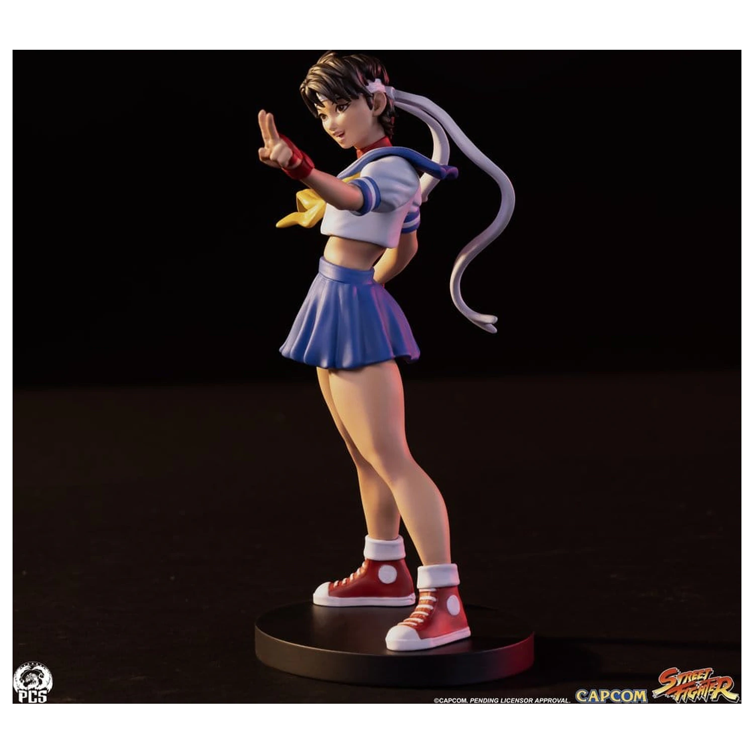 Street Fighter Street Jam Statuen 1/10 Sakura & Sodom 22 Zentimeter Produktfoto
