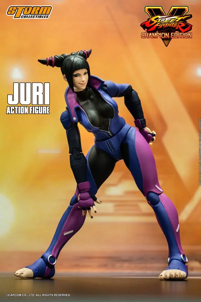 Street Fighter V Champion Edition Actionfigur 1/12 Juri Han 18 cm Produktfoto