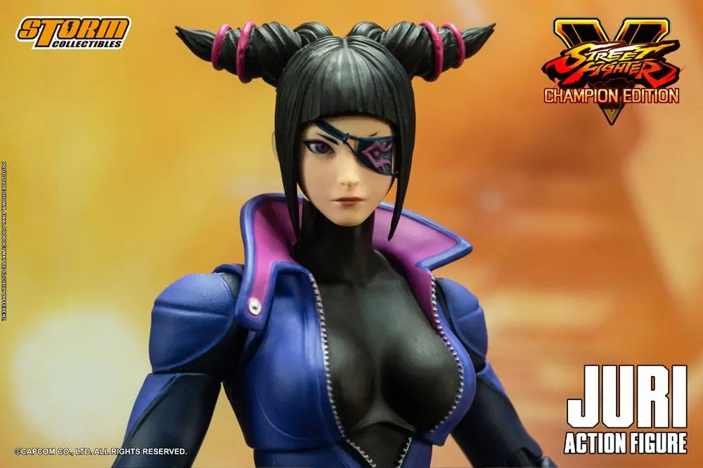 Street Fighter V Champion Edition Actionfigur 1/12 Juri Han 18 cm Produktfoto