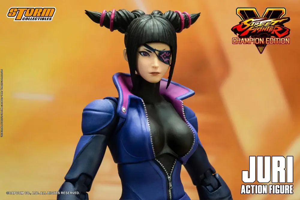Street Fighter V Champion Edition Actionfigur 1/12 Juri Han 18 cm Produktfoto