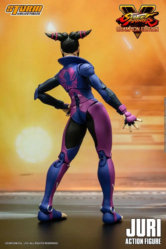 Street Fighter V Champion Edition Actionfigur 1/12 Juri Han 18 cm Produktfoto