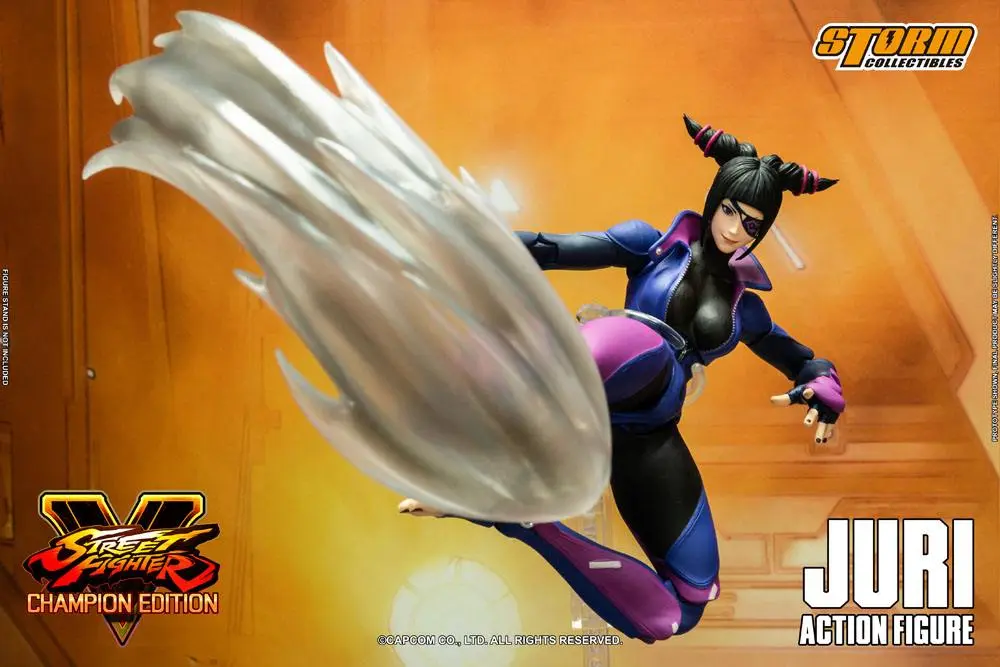 Street Fighter V Champion Edition Actionfigur 1/12 Juri Han 18 cm Produktfoto