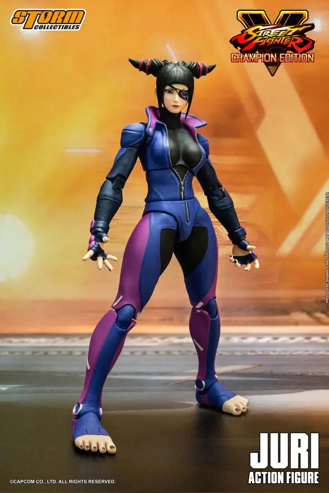Street Fighter V Champion Edition Actionfigur 1/12 Juri Han 18 cm Produktfoto