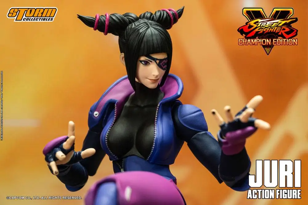 Street Fighter V Champion Edition Actionfigur 1/12 Juri Han 18 cm Produktfoto