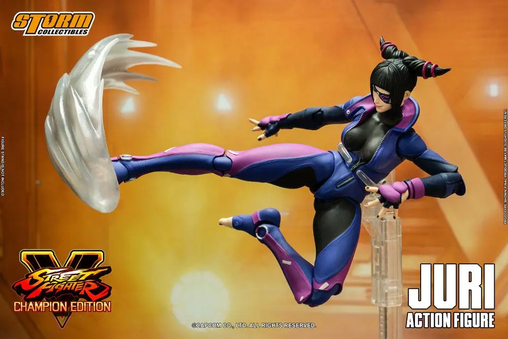 Street Fighter V Champion Edition Actionfigur 1/12 Juri Han 18 cm Produktfoto