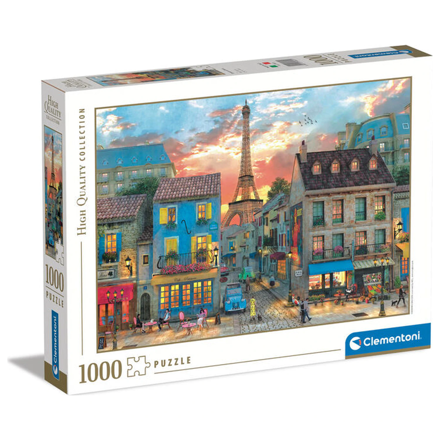 Streets of Paris Puzzle 1000 Teile Produktfoto