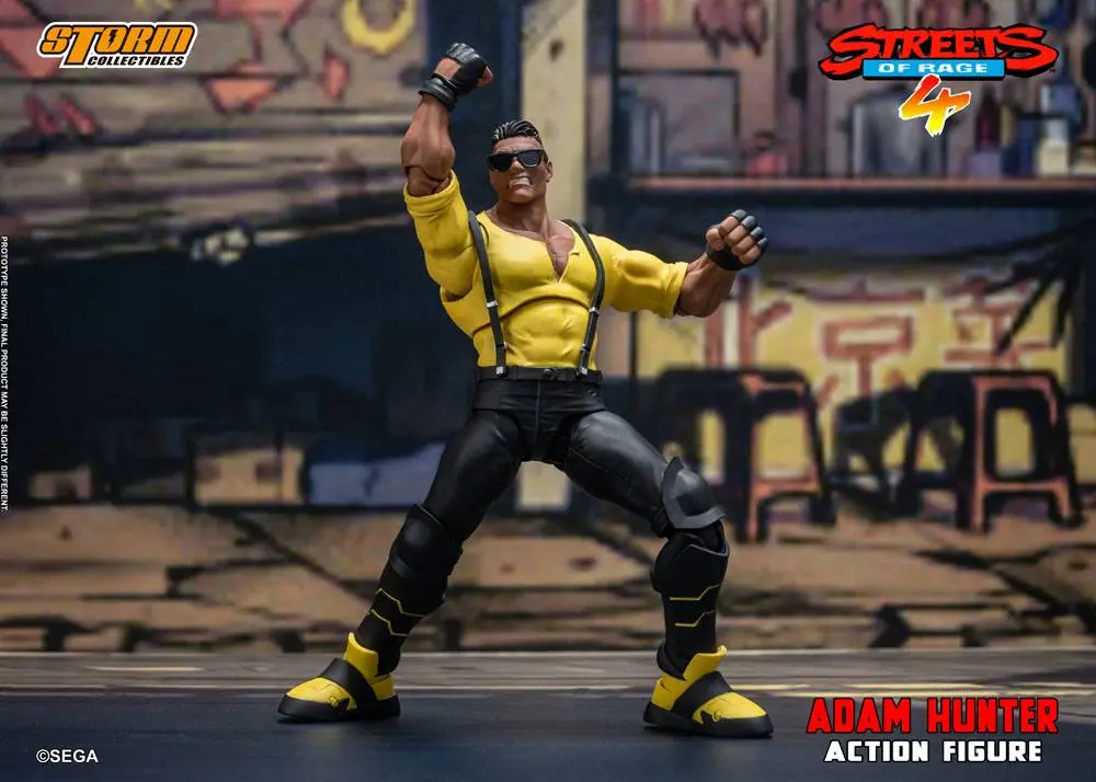 Streets of Rage 4 Actionfigur 1/12 Adam Hunter 18 cm Produktfoto