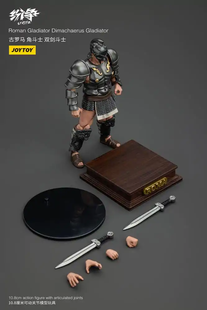 Strife Actionfigur 1/18 Roman Gladiator Dimachaerus Gladiator 11 cm termékfotó