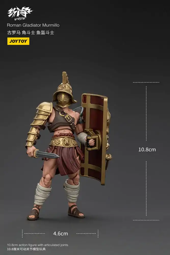 Strife Actionfigur 1/18 Roman Gladiator Murmillo 11 cm termékfotó