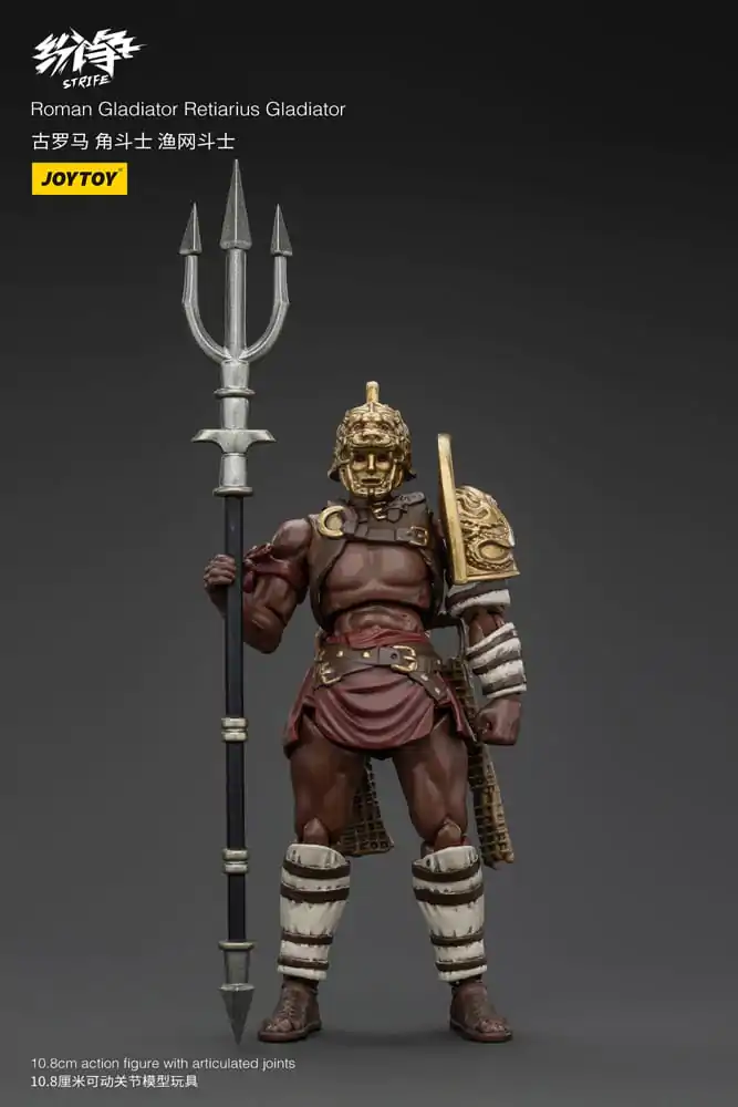 Strife Actionfigur 1/18 Roman Gladiator Retiarius Gladiator 11 cm termékfotó