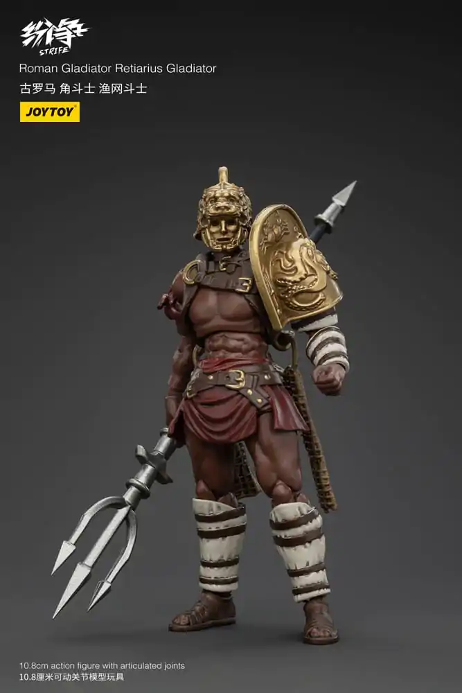 Strife Actionfigur 1/18 Roman Gladiator Retiarius Gladiator 11 cm termékfotó