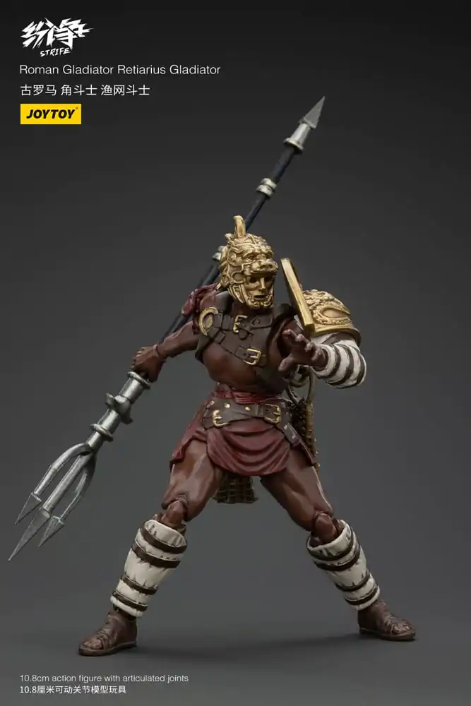 Strife Actionfigur 1/18 Roman Gladiator Retiarius Gladiator 11 cm termékfotó