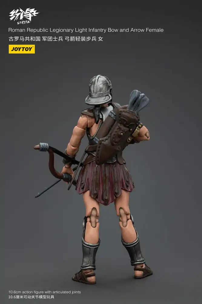 Strife Actionfigur 1/18 Roman Republic Legionary Light Infantry Bow and Arrow Female 11 cm Produktfoto