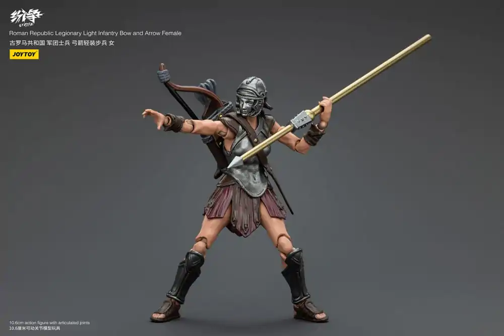 Strife Actionfigur 1/18 Roman Republic Legionary Light Infantry Bow and Arrow Female 11 cm Produktfoto