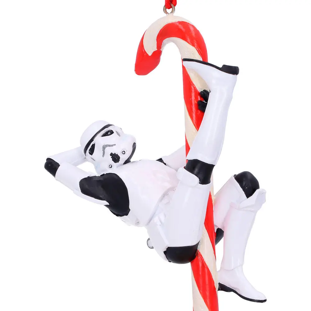 Original Stormtrooper Christbaumanhänger Candy Cane 12 cm Produktfoto