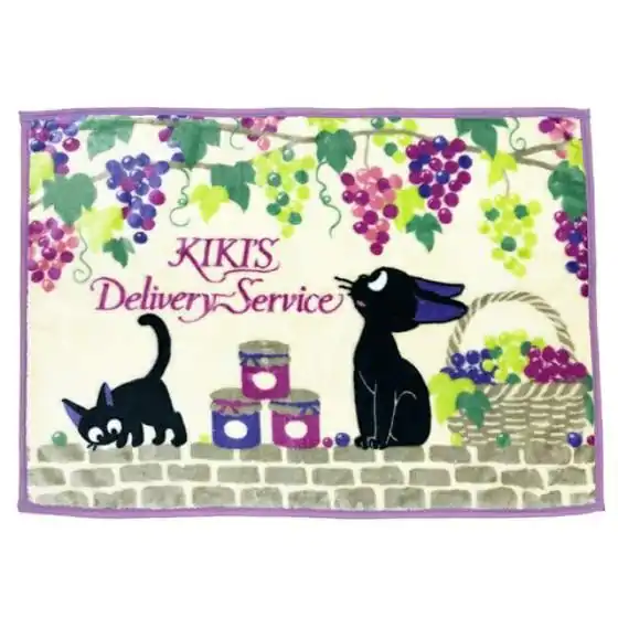 Studio Ghibli Flanell-Fleecedecke Kikis kleiner Lieferservice Jiji Grappes 70 x 100 cm Produktfoto