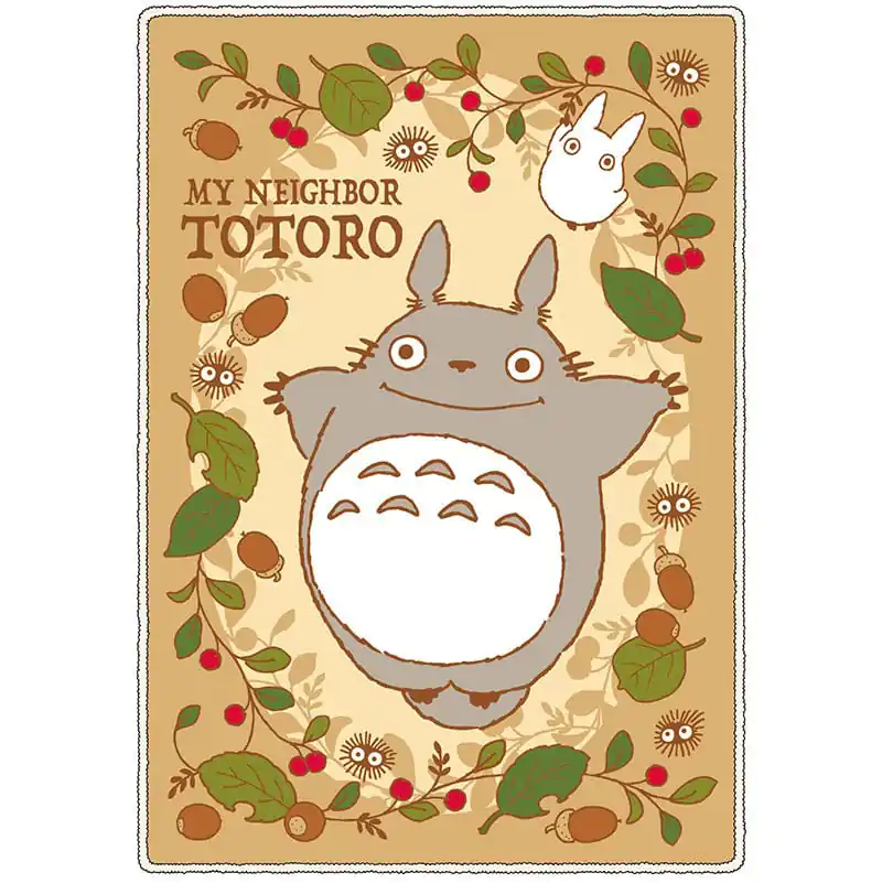 Studio Ghibli Flanell-Fleecedecke Mein Nachbar Totoro Rosehips and Hazelnuts 200 x 140 cm Produktfoto