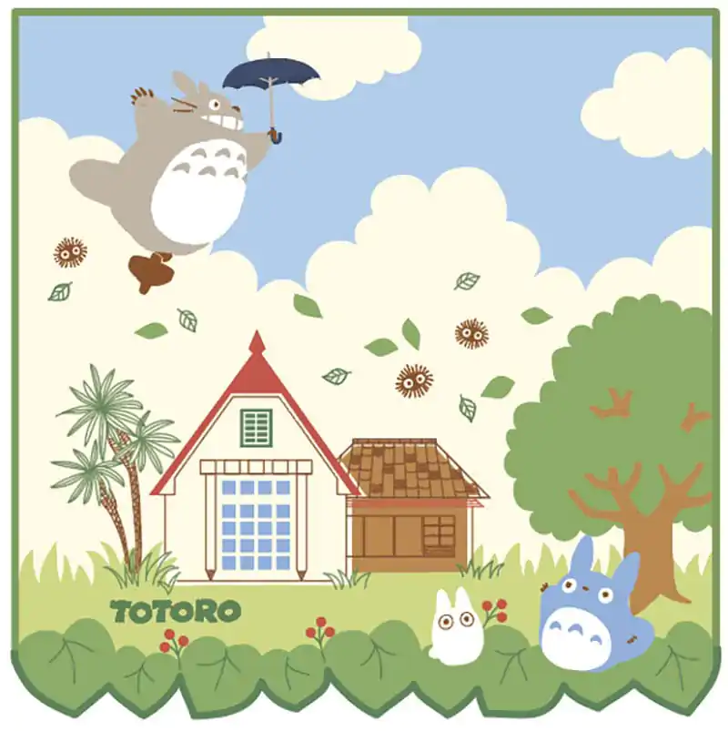 Studio Ghibli Mini-Handtuch Mein Nachbar Totoro Totoro in the Sky 25 x 25 cm Produktfoto