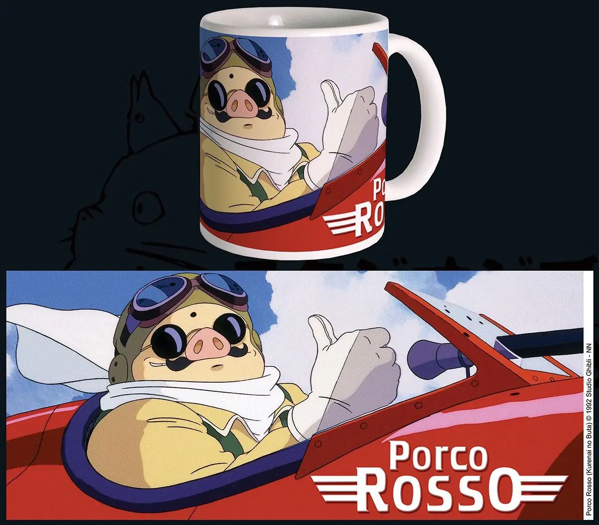 Studio Ghibli Tasse Porco Rosso termékfotó