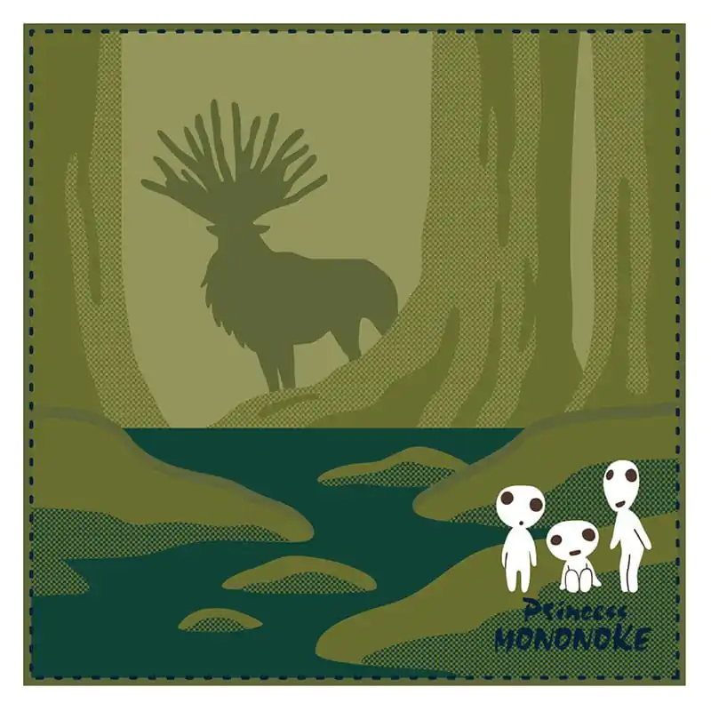 Studio Ghibli Mini-Handtuch Prinzessin Mononoke Shadow of the Deer God 25 x 25 cm Produktfoto