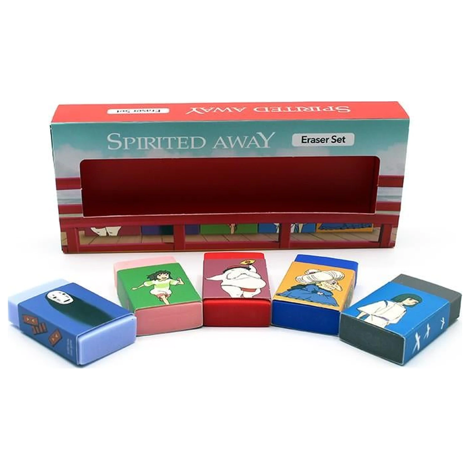 STUDIO GHIBLI Spirited Away Radiergummi-Set Produktfoto