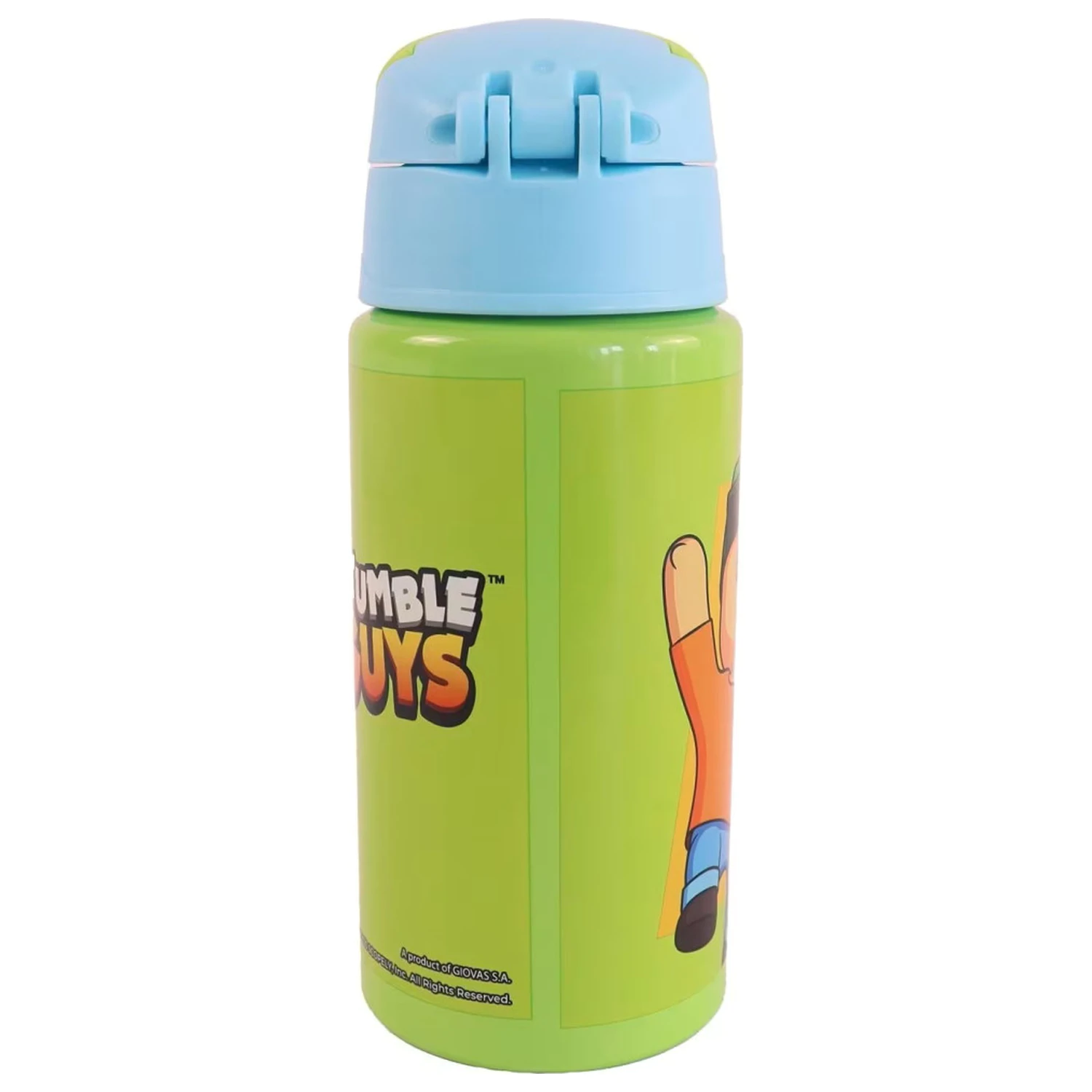 Stumble Guys All Day Aluminium Trinkhalm-Wasserflasche mit Aufhänger 500 ml Produktfoto