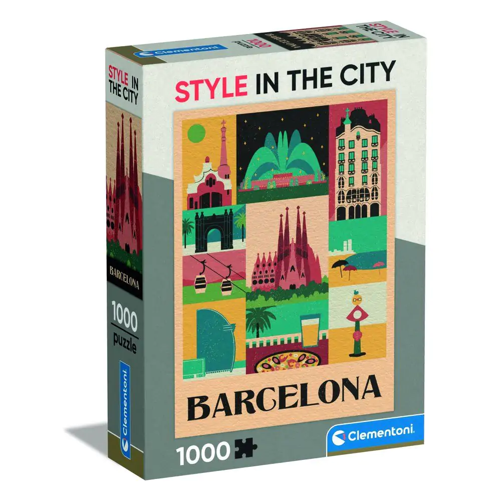 Style in the City Barcelona Puzzle 1000St Produktfoto