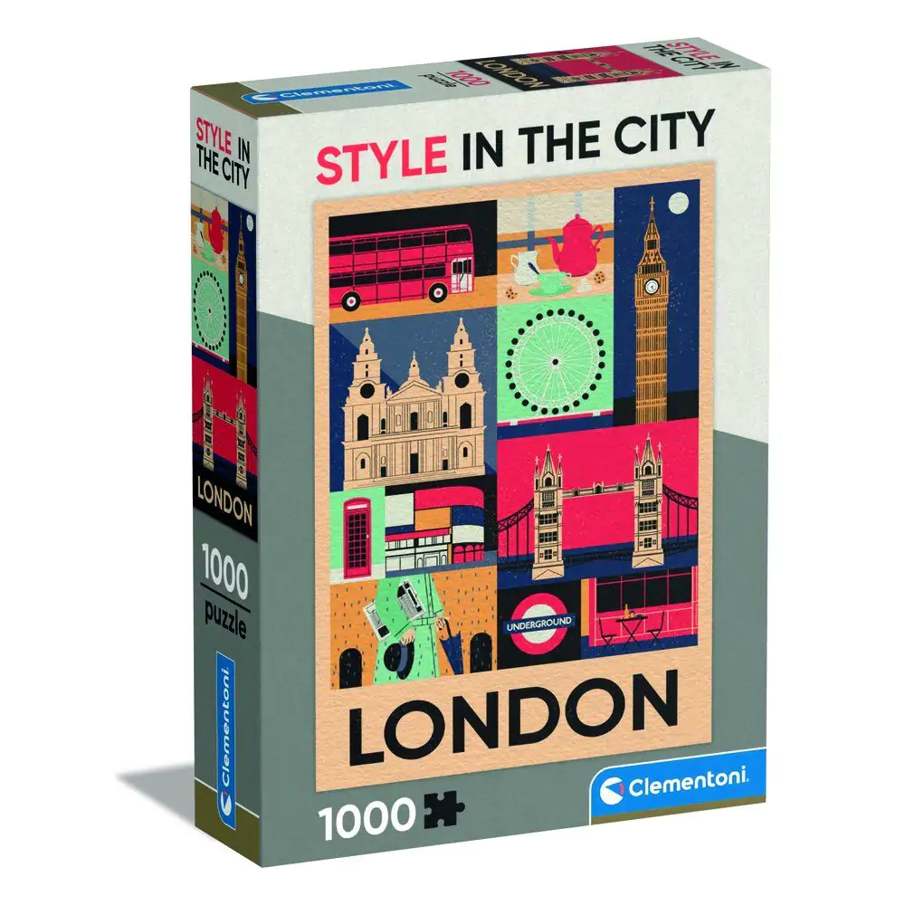 Style in the City London Puzzle 1000St Produktfoto