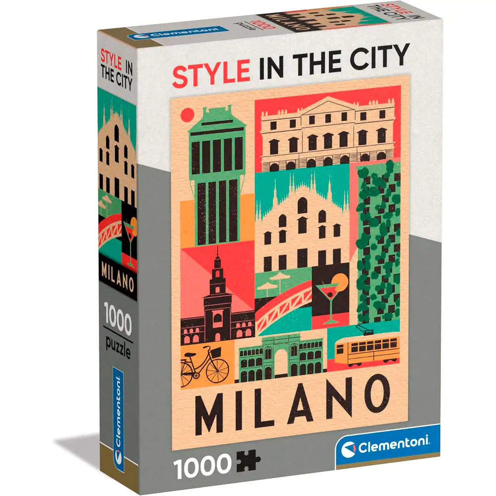 Style in the City Milan Puzzle 1000St Produktfoto