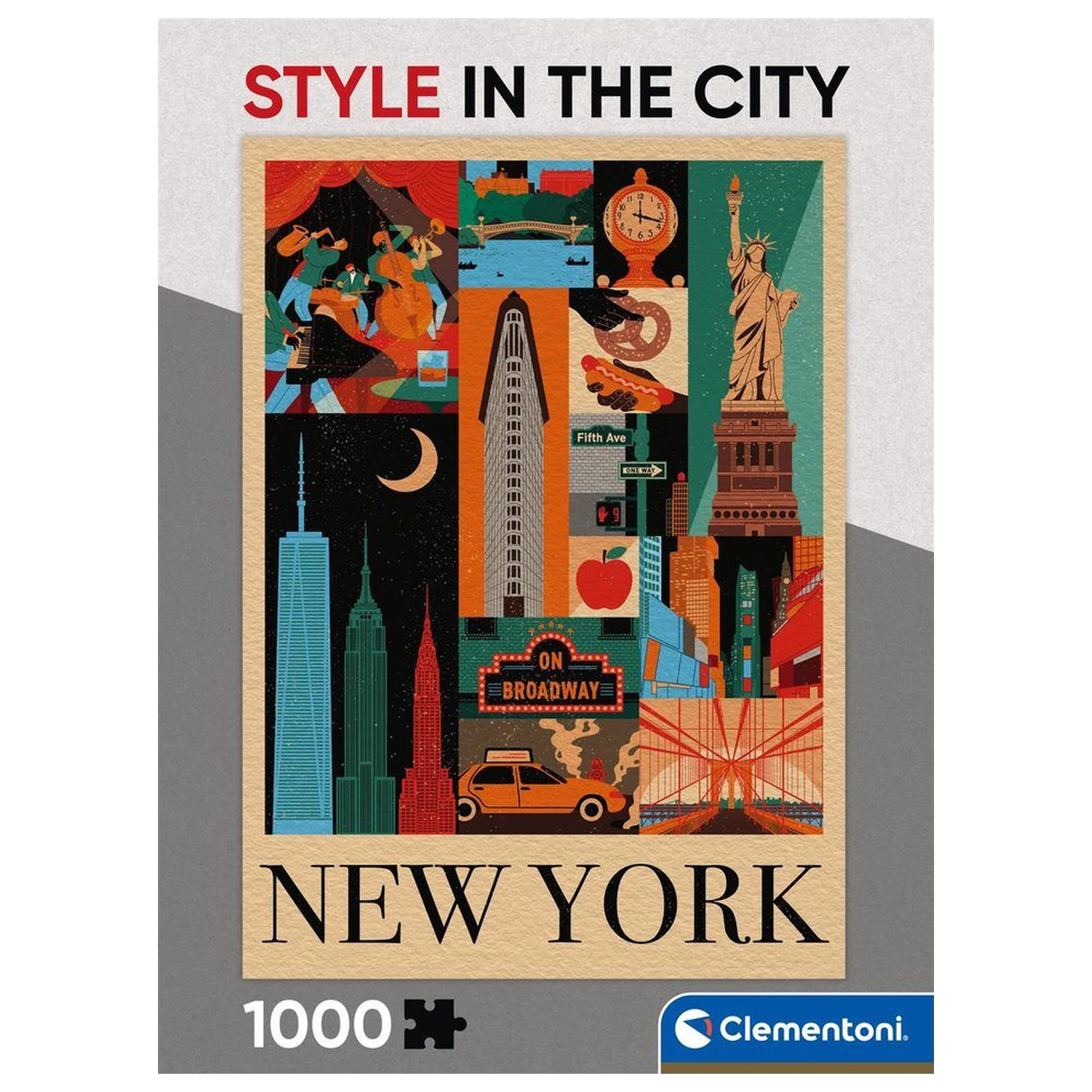 Style In The City New York puzzle 1000 Teile Produktfoto