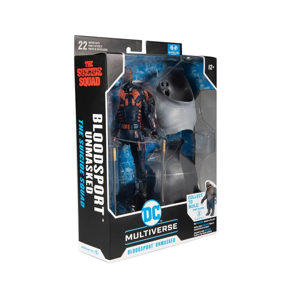 Suicide Squad Build A Actionfigur Bloodsport (Unmasked) 18 cm Produktfoto