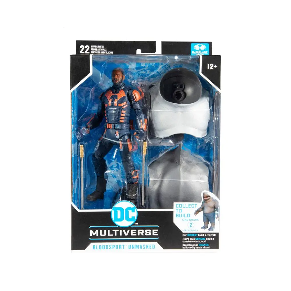 Suicide Squad Build A Actionfigur Bloodsport (Unmasked) 18 cm Produktfoto