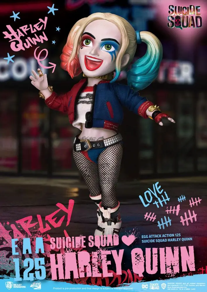 Suicide Squad Egg Attack Action Actionfigur Harley Quinn 17 cm Produktfoto