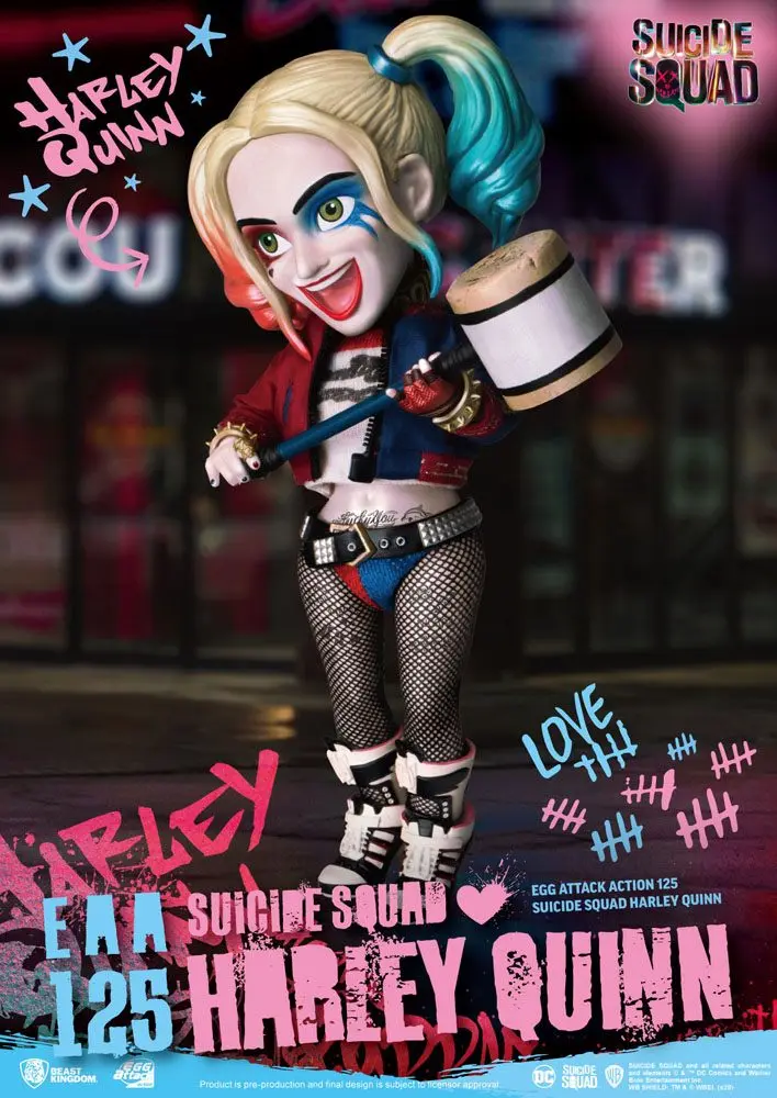 Suicide Squad Egg Attack Action Actionfigur Harley Quinn 17 cm Produktfoto