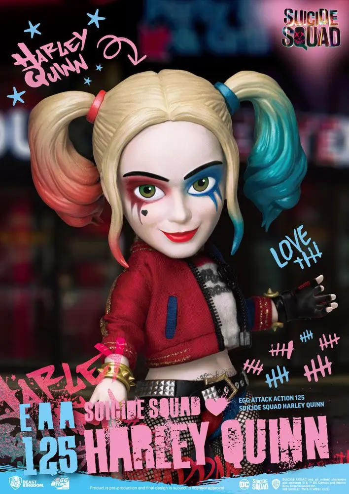 Suicide Squad Egg Attack Action Actionfigur Harley Quinn 17 cm Produktfoto