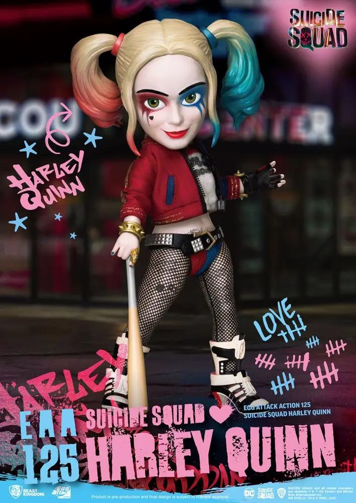 Suicide Squad Egg Attack Action Actionfigur Harley Quinn 17 cm Produktfoto