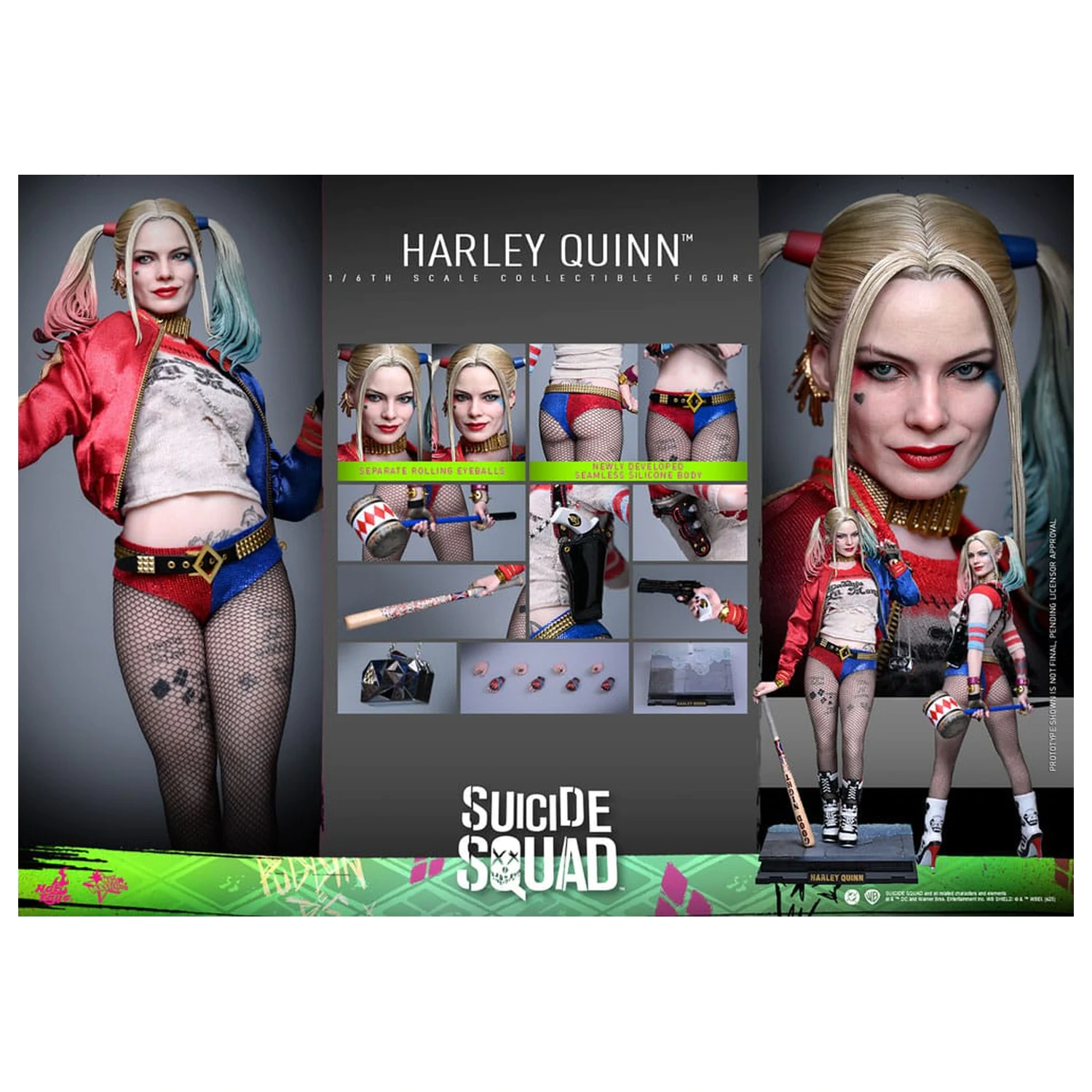 Suicide Squad Movie Masterpiece Action-Figur 1/6 Harley Quinn 29 cm Produktfoto