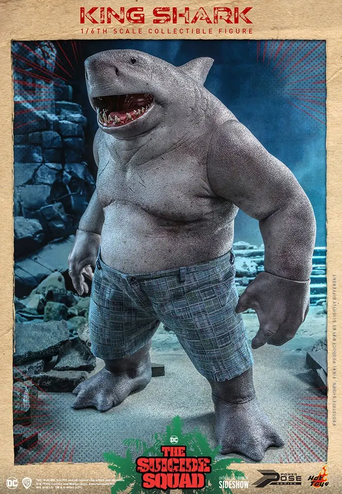 Suicide Squad Movie Masterpiece Actionfigur 1/6 King Shark 35 cm termékfotó