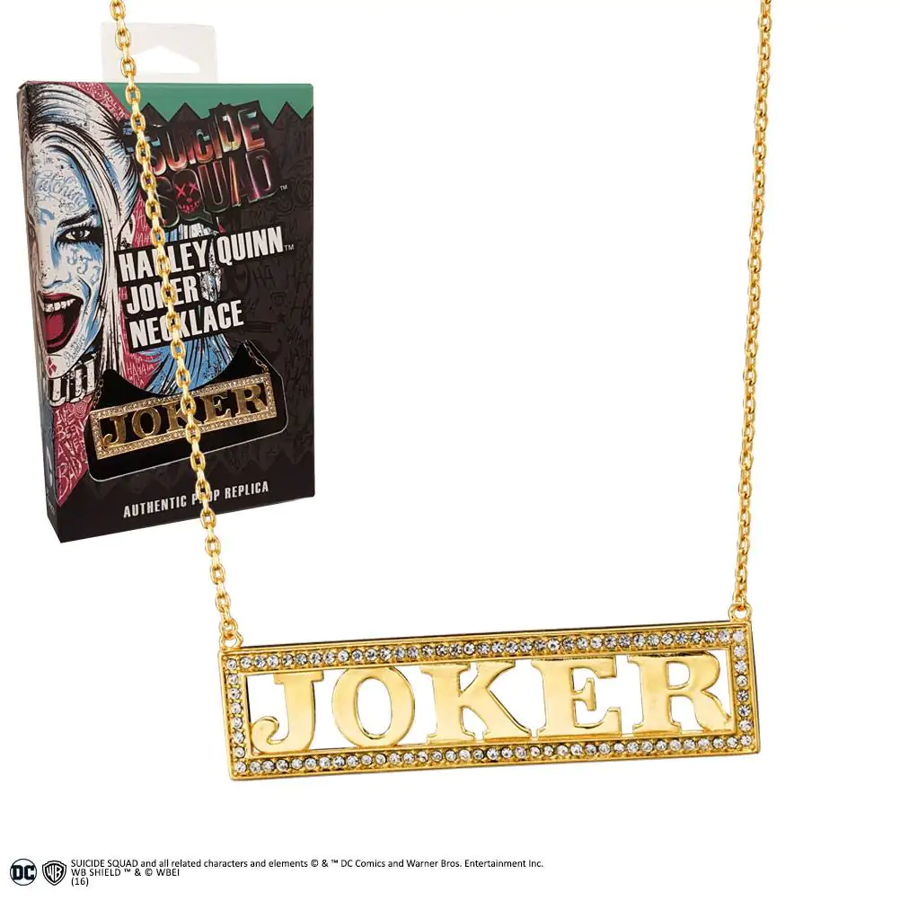 Suicide Squad Replik 1/1 Halskette Harley Quinn&#039;s Joker (vergoldet) Produktfoto