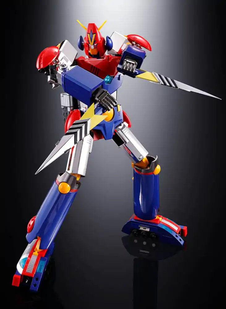 Super Electromagnetic Machine Voltes V Soul of Chogokin Diecast Actionfigur GX31-SP Com-Battler V Chogokin 50th Anniversary Ver. 25 cm termékfotó