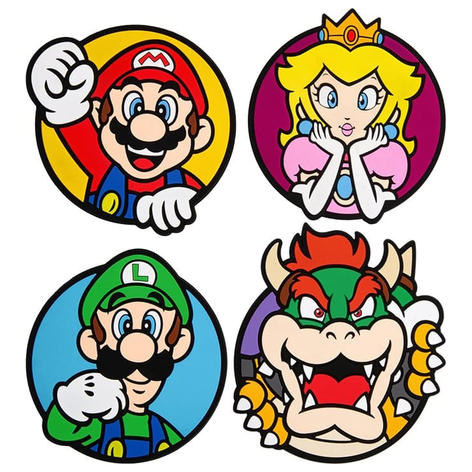 Super Mario Untersetzer 4er-Pack Produktfoto