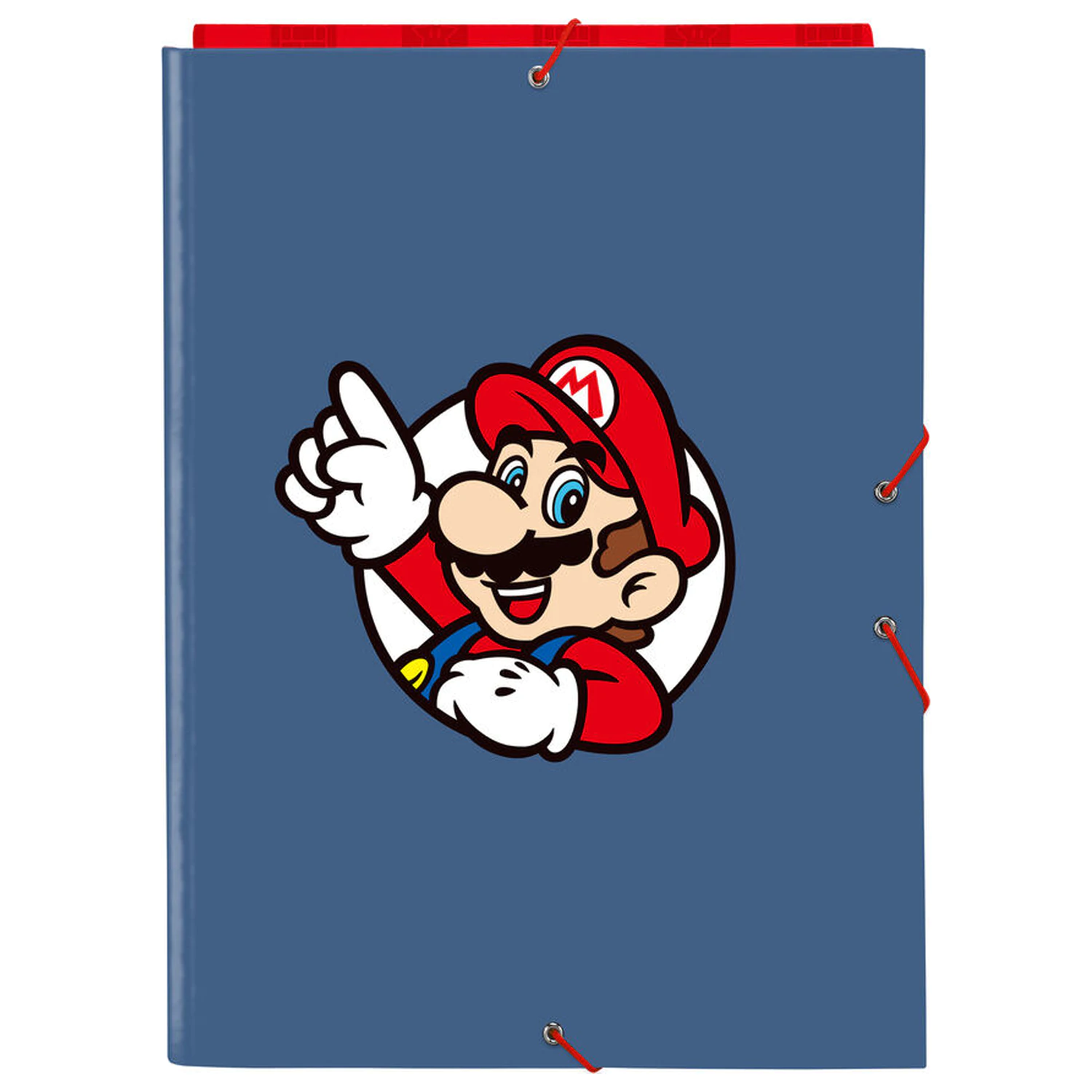 Super Mario A4 Karton Sammelmappe mit Klappen Produktfoto