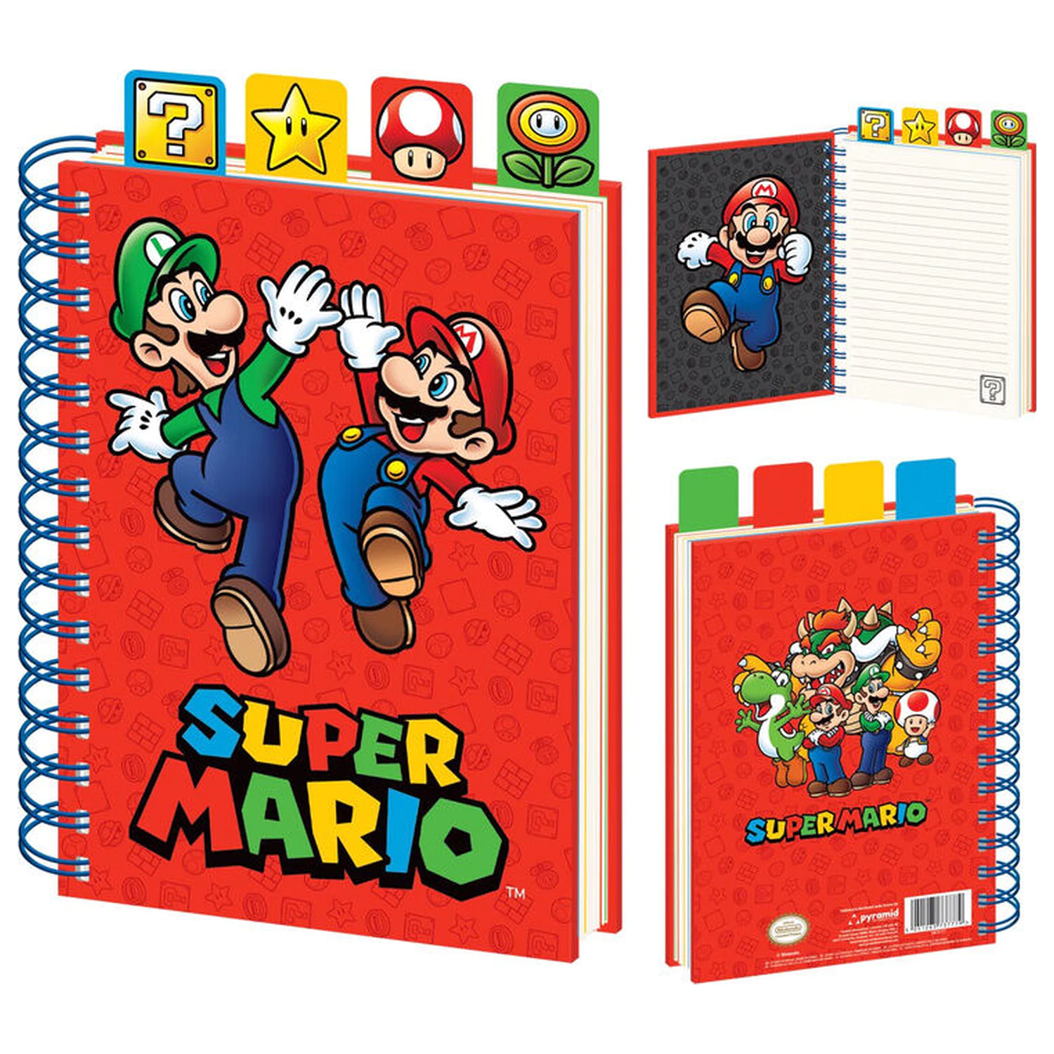 Super Mario A5 Notizbuch Produktfoto