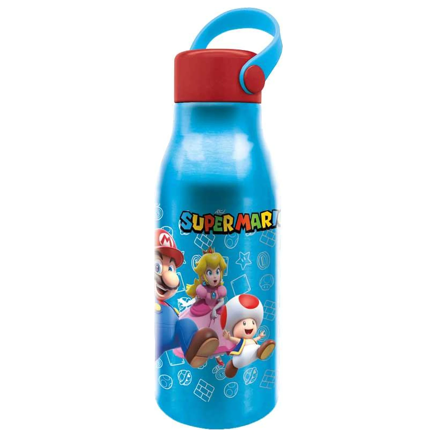 Super Mario Aluminiumflasche mit Henkel 760ml Produktfoto