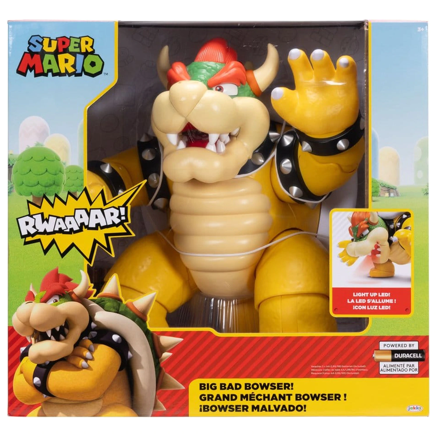 Super Mario Action Figur Big Bad Bowser 30 cm Produktfoto