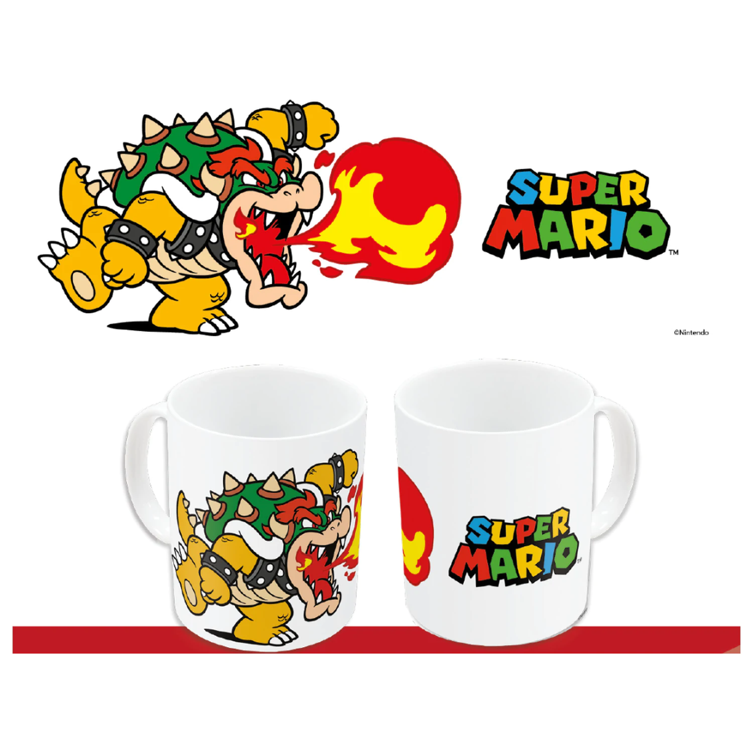SUPER MARIO Bowser Keramik Tasse Produktfoto
