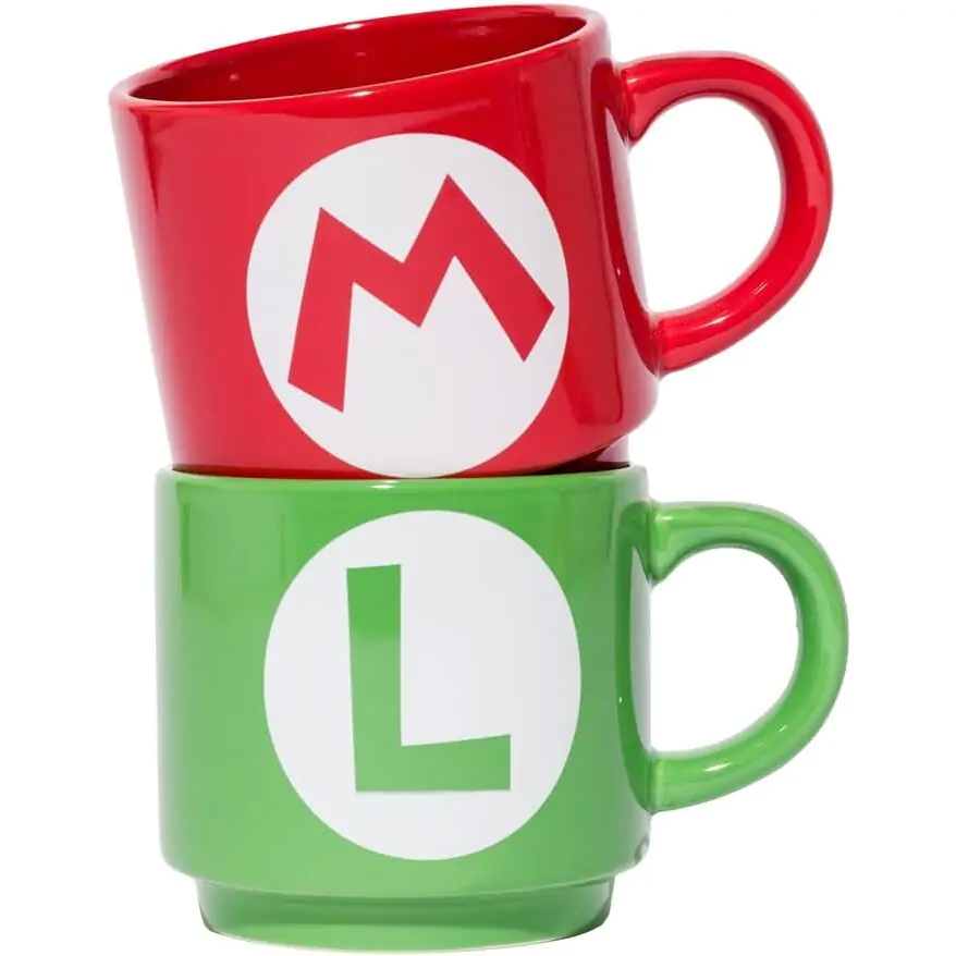 Super Mario Bros Set mit 2 Tassen Produktfoto