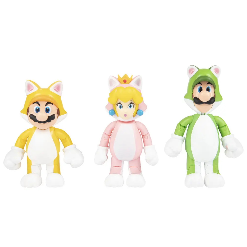 Super Mario Bros pack 3 Figuren 10cm Produktfoto