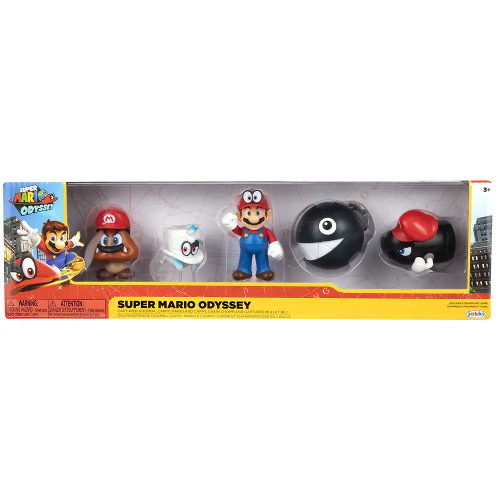 Super Mario Bros pack 5 Figuren 6,5cm termékfotó